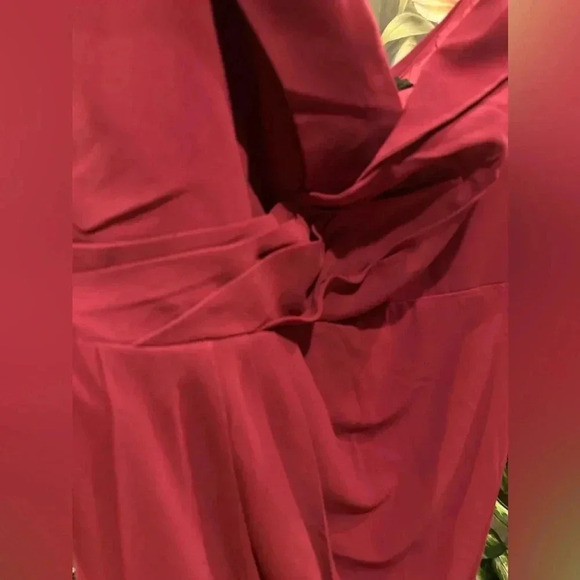 City Chic Rippled Love Magenta dress size XL/22 - Picture 4 of 11